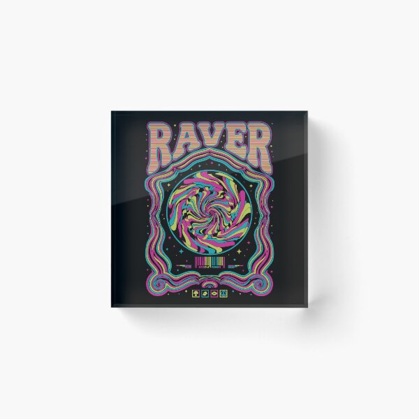 Item preview, Raver Groove Power Hippie Music Trippy Rave designed and sold by LuminOrb.