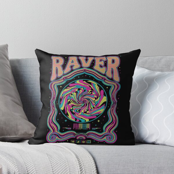 Item preview, Raver Groove Power Hippie Music Trippy Rave designed and sold by LuminOrb.