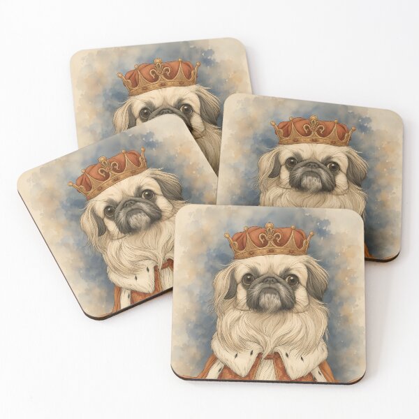 Item preview, Pekingese King Portrait designed and sold by prettykaler.