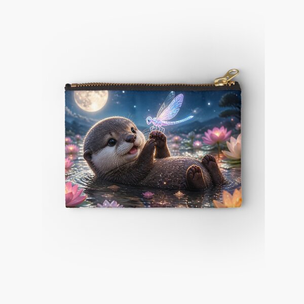 Item preview, Baby Otter and Magic Dragonfly designed and sold by sigmaartstudio.