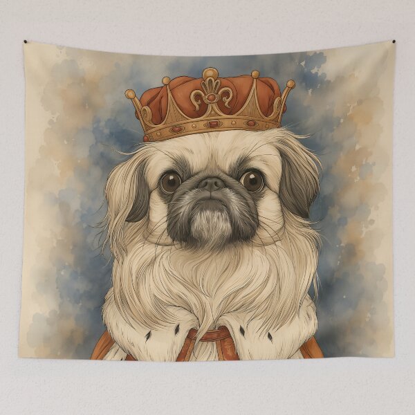 Item preview, Pekingese King Portrait designed and sold by prettykaler.