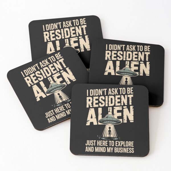 Item preview, RESIDENT ALIEN designed and sold by ALL ART .