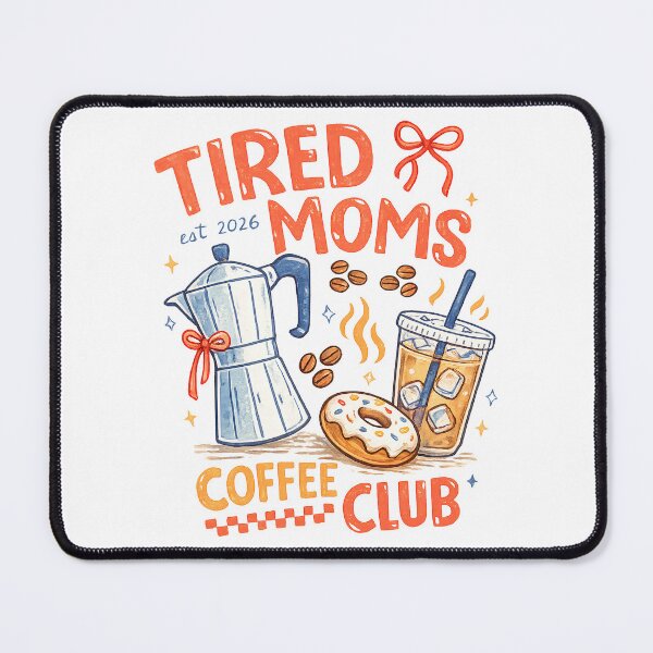 Item preview, Tired Mom's Coffee Club Vintage Retro T-Shirt for Coffee Loving Moms | Funny Motherhood Gift designed and sold by Teetreasure2.