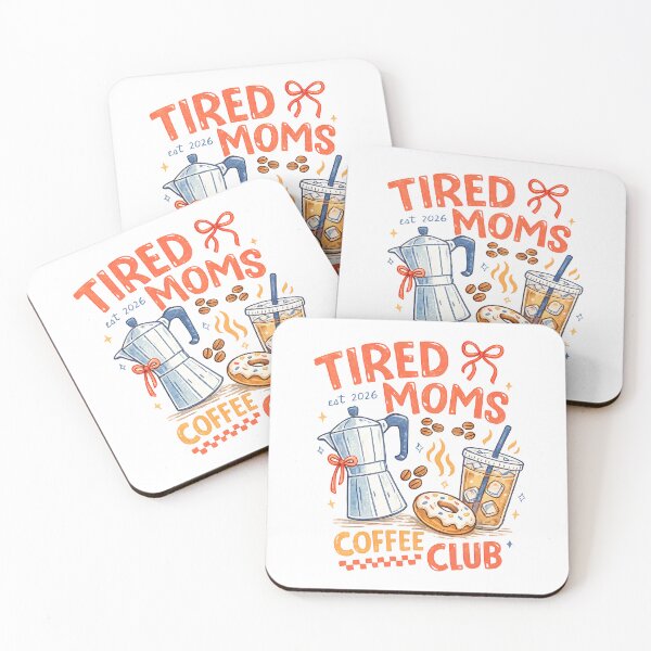 Item preview, Tired Mom's Coffee Club Vintage Retro T-Shirt for Coffee Loving Moms | Funny Motherhood Gift designed and sold by Teetreasure2.
