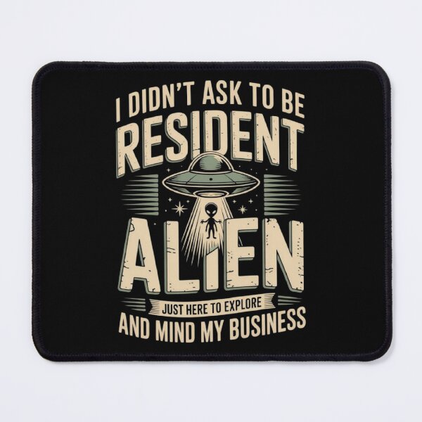 Item preview, RESIDENT ALIEN designed and sold by ALL ART .