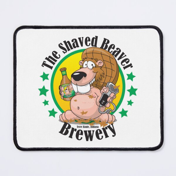 Item preview, Shaved Beaver Brewery Cartoon Poster Design Today Graphic designed and sold by williamletch.