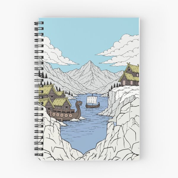 Item preview, Viking drakkar in Nordic Fjord designed and sold by Hedon77.