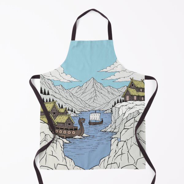 Item preview, Viking drakkar in Nordic Fjord designed and sold by Hedon77.