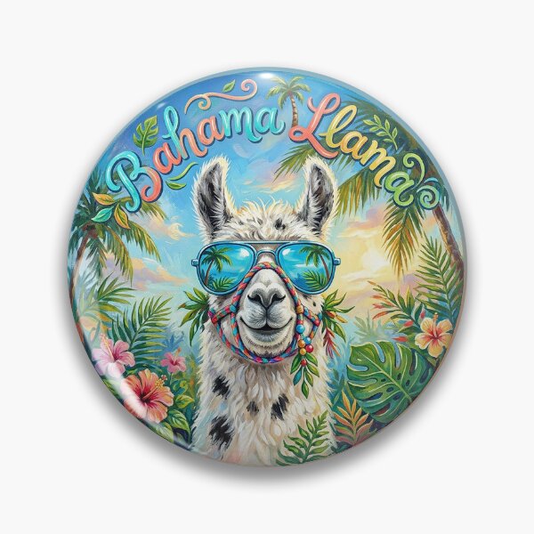 Item preview, llama TShirt Sticker Bahama Llama designed and sold by candiscamera.
