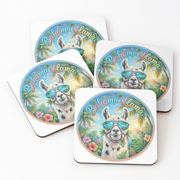 Item preview, llama TShirt Sticker Bahama Llama designed and sold by candiscamera.