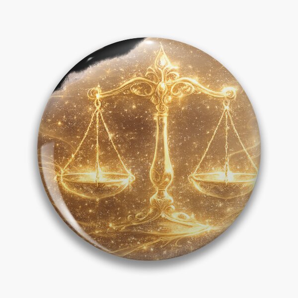 Item preview, Zodiac Libra Gold Galaxy Fantasy Art Birthday Gift designed and sold by KI-Kunstwerk.
