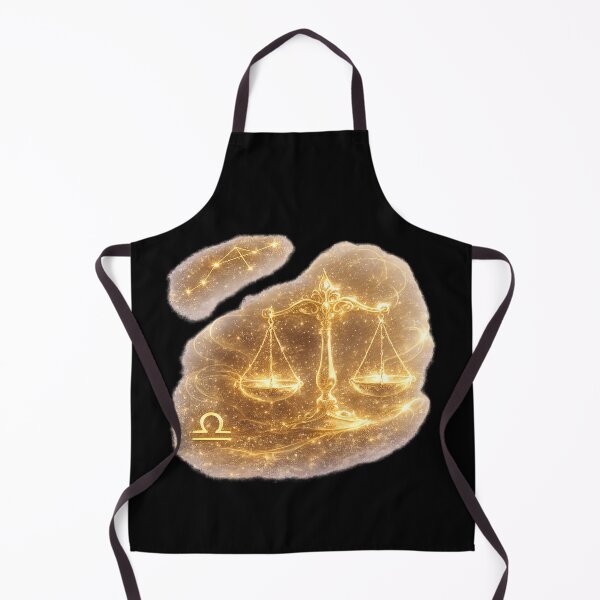 Item preview, Zodiac Libra Gold Galaxy Fantasy Art Birthday Gift designed and sold by KI-Kunstwerk.