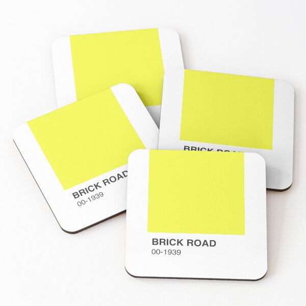 Item preview, Brick Road Oz Wizard Movie Book Yellow Colour Swatch - Full Width designed and sold by The Colourful Game.