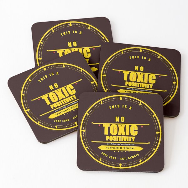 Item preview, No Toxic Positivity Free Zone Sarcastic Office Humor designed and sold by Mega-Shopping.