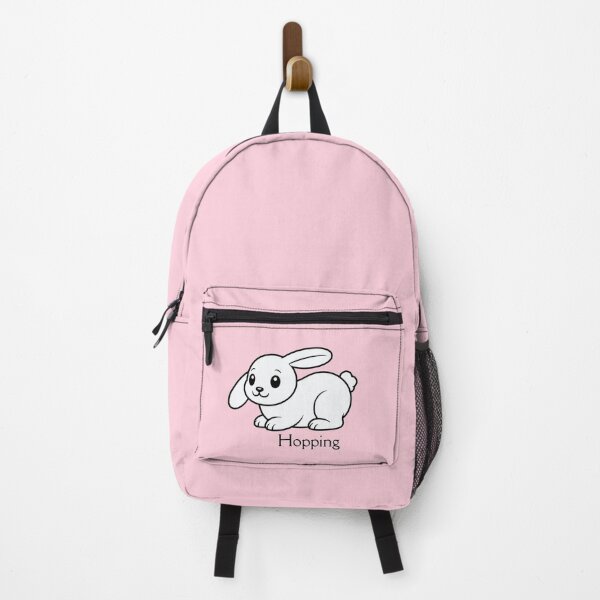Item preview, Cute Hopping Bunny - Minimalist Rabbit Line Art designed and sold by ShaderShirts.