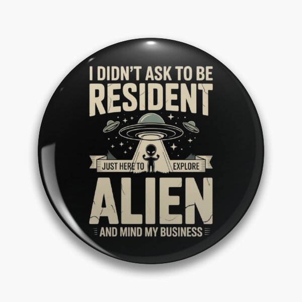 Item preview, RESIDENT ALIEN designed and sold by ALL ART .