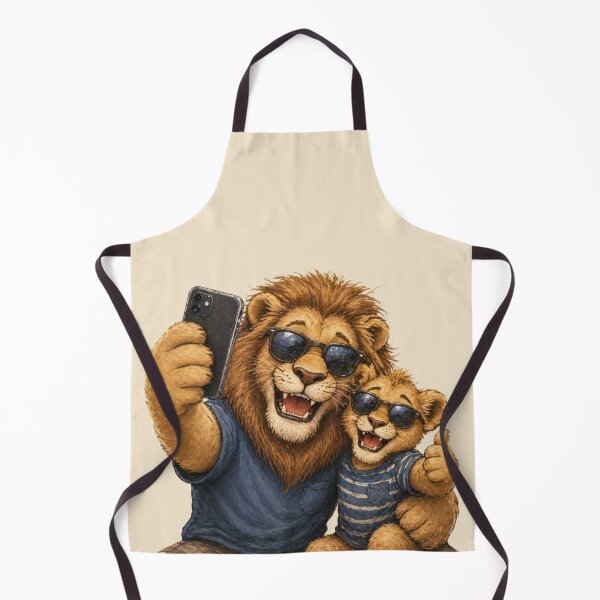 Item preview, Daddy and Me Lion Selfie | Father’s Day designed and sold by inspired-works.