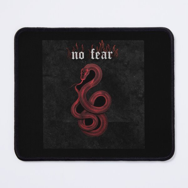 Item preview, No Fear – Gothic Red Snake Streetwear Graphic Art designed and sold by GrimNest.