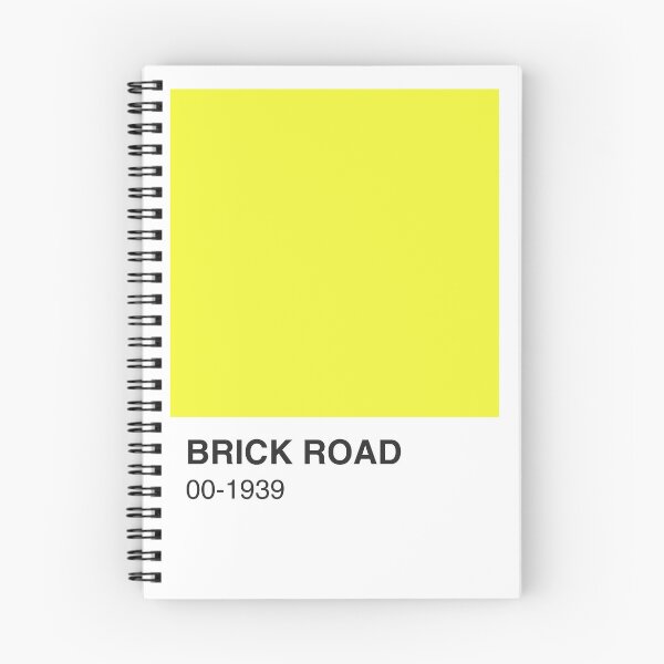 Item preview, Brick Road Oz Wizard Movie Book Yellow Colour Swatch - White Border designed and sold by The Colourful Game.