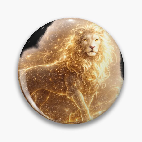 Item preview, Zodiac Leo Gold Galaxy Fantasy Art Birthday Gift designed and sold by KI-Kunstwerk.