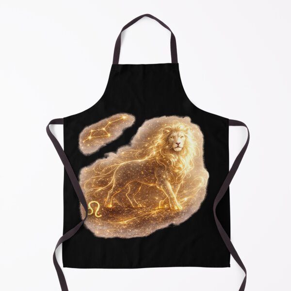 Item preview, Zodiac Leo Gold Galaxy Fantasy Art Birthday Gift designed and sold by KI-Kunstwerk.