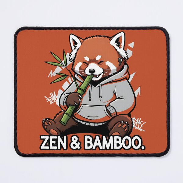 Item preview, Zen and Bamboo Streetwear Red Panda designed and sold by SillyPawsStudio.