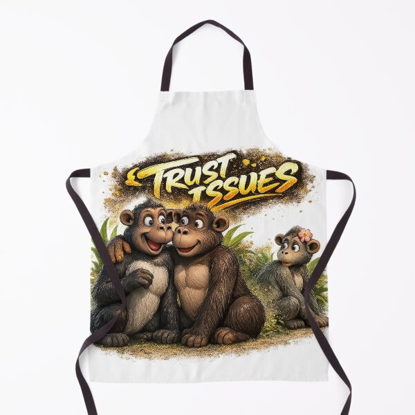 Item preview, Trust Issues - Funny Monkey Family  designed and sold by Gowoo Lifestyle.