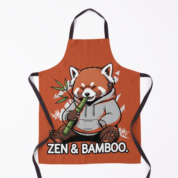 Item preview, Zen and Bamboo Streetwear Red Panda designed and sold by SillyPawsStudio.