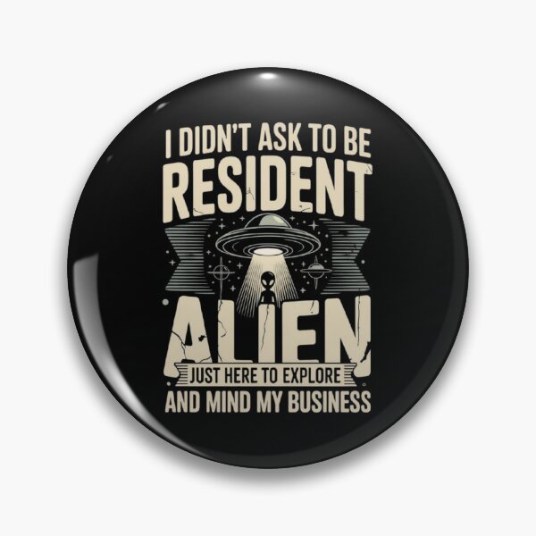 Item preview, RESIDENT ALIEN designed and sold by ALL ART .