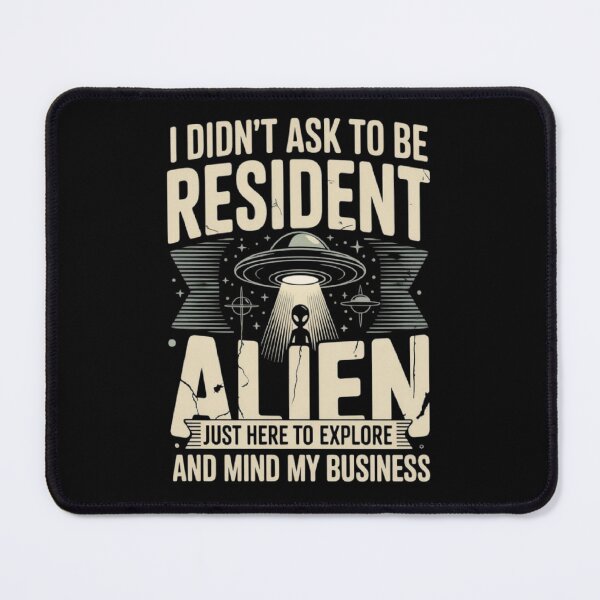Item preview, RESIDENT ALIEN designed and sold by ALL ART .