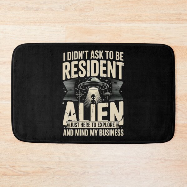 Item preview, RESIDENT ALIEN designed and sold by ALL ART .