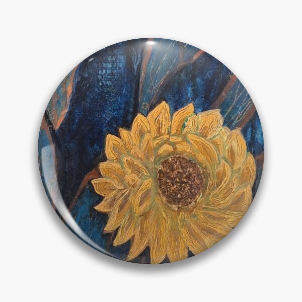 Item preview, Sunflower Urban Resilience - Original Expressionist Floral Painting designed and sold by ShonaCallumArt.