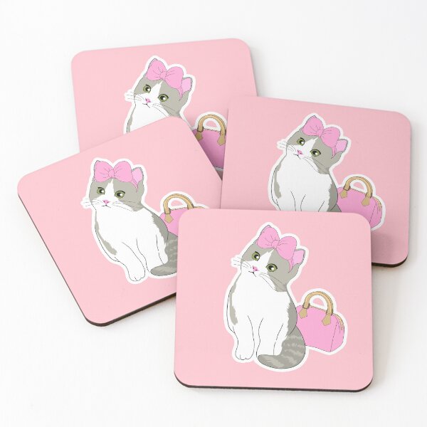Item preview, Chic Kitty with Pink Handbag designed and sold by sara747.