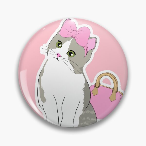 Item preview, Chic Kitty with Pink Handbag designed and sold by sara747.
