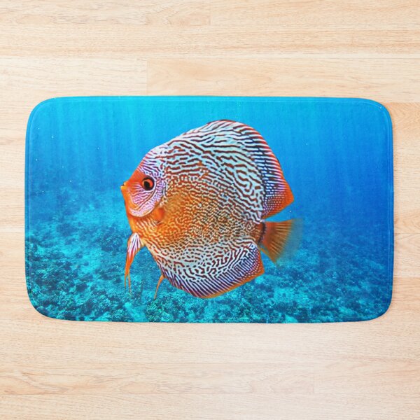 Item preview, DISCUS FISH - Snakeskin, orange/blue designed and sold by Danicus666.