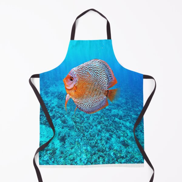 Item preview, DISCUS FISH - Snakeskin, orange/blue designed and sold by Danicus666.