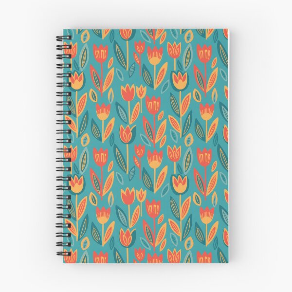 Item preview, Scandinavian Folk Botanical Tulip Pattern designed and sold by VelloomStore.
