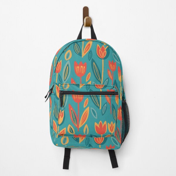 Item preview, Scandinavian Folk Botanical Tulip Pattern designed and sold by VelloomStore.