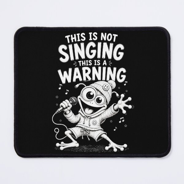 Item preview, This Is Not Singing This Is Warning Frog designed and sold by JustLaughCo.