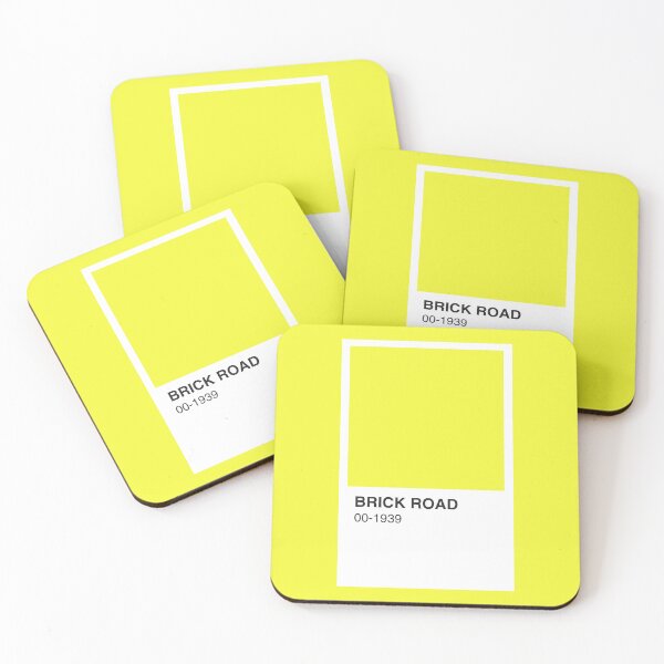 Item preview, Brick Road Oz Wizard Movie Book Yellow Colour Swatch - Yellow Border designed and sold by The Colourful Game.