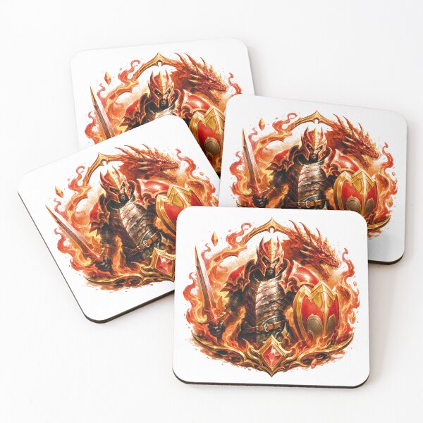 Item preview, Burning fire Dragon Knight designed and sold by SergeyDigital.