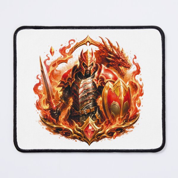 Item preview, Burning fire Dragon Knight designed and sold by SergeyDigital.
