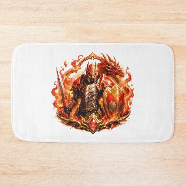 Item preview, Burning fire Dragon Knight designed and sold by SergeyDigital.