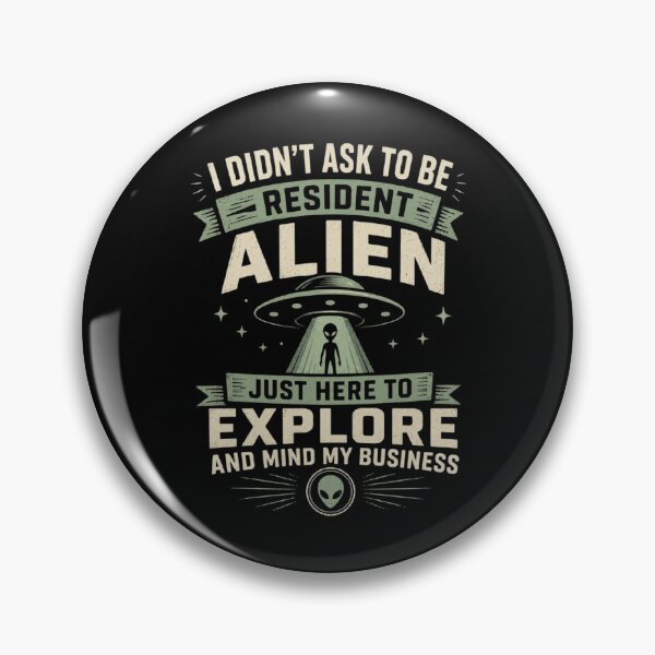 Item preview, RESIDENT ALIEN designed and sold by ALL ART .