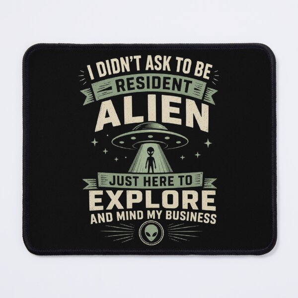 Item preview, RESIDENT ALIEN designed and sold by ALL ART .