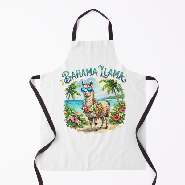 Item preview, LLama Beach Bahama Tshirt, Sticker, Mug designed and sold by candiscamera.
