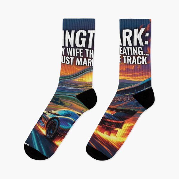 Item preview, Donington Park: My Wife Thinks I’m Cheating, But I’m Just Married to the Track – Funny Motorsport T-Shirt designed and sold by Sushikidsntod.