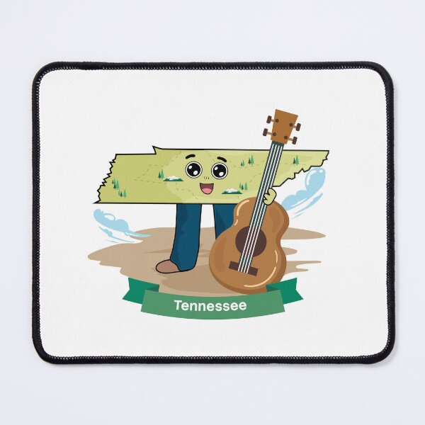 Item preview, Tennessee Music Guitar Mascot Cute Country designed and sold by Travel.Art.