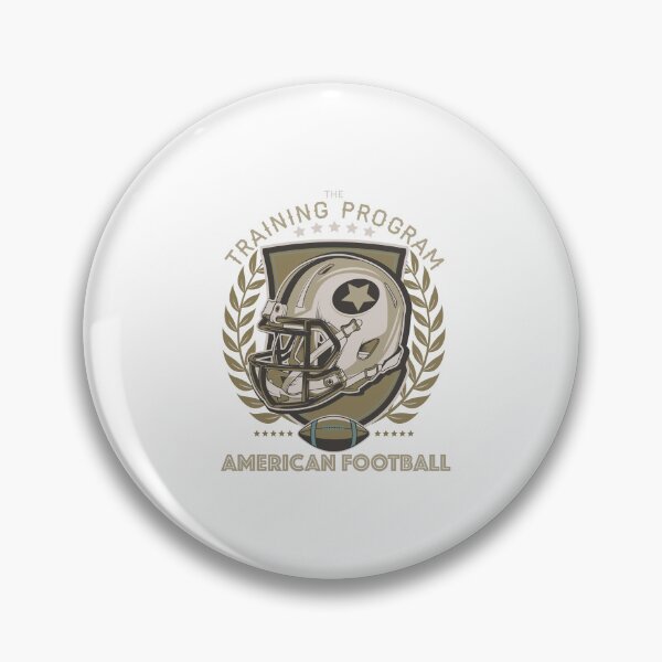Item preview, Vintage American Football Helmet Training Program Sticker designed and sold by topprinting.