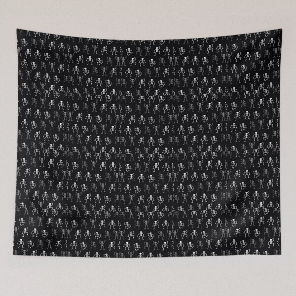 Item preview, Dancing Skeletons – Seamless Halloween Pattern Graphic designed and sold by UrbanCanvas 111.